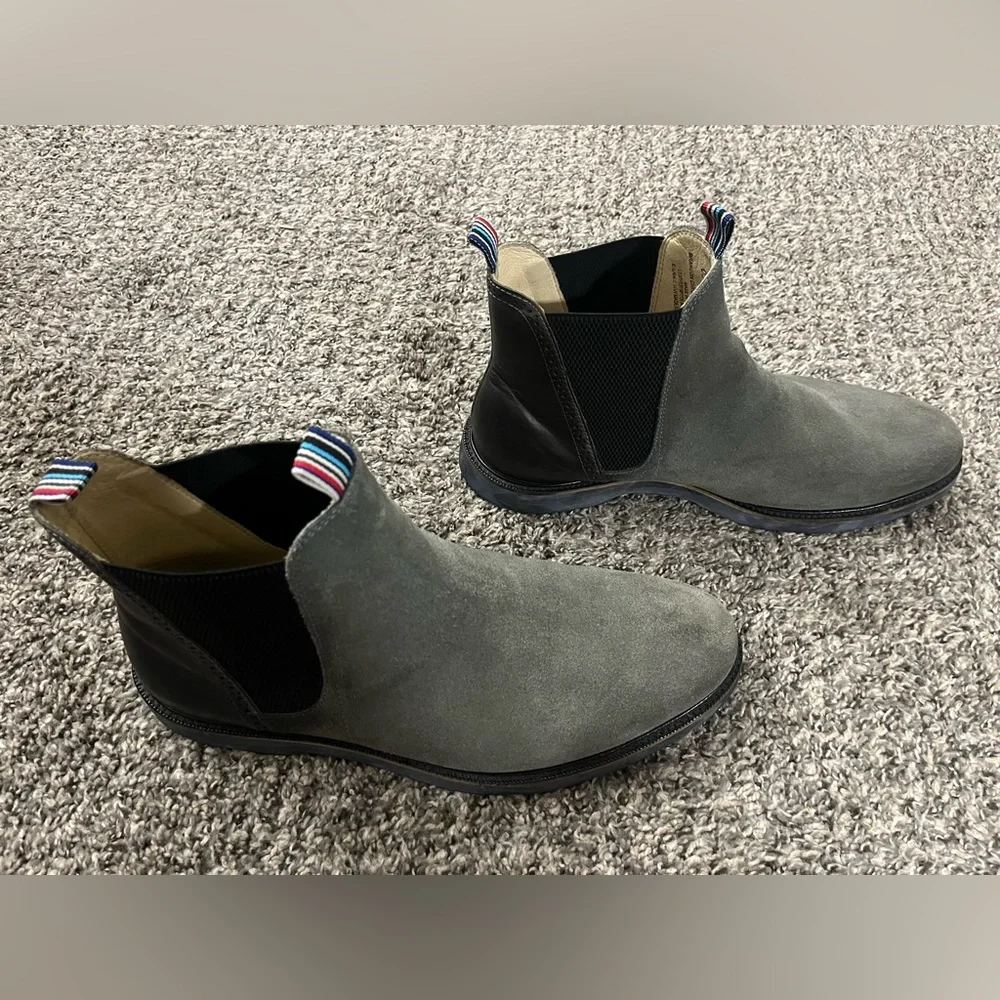 Robert graham suede grey Chelsea boots size 11 - Picture 4 of 8